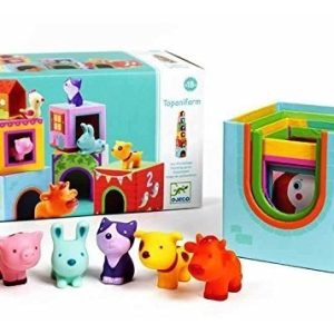 Djeco Cubos Apilables, Topanifarm (12 Pc)
