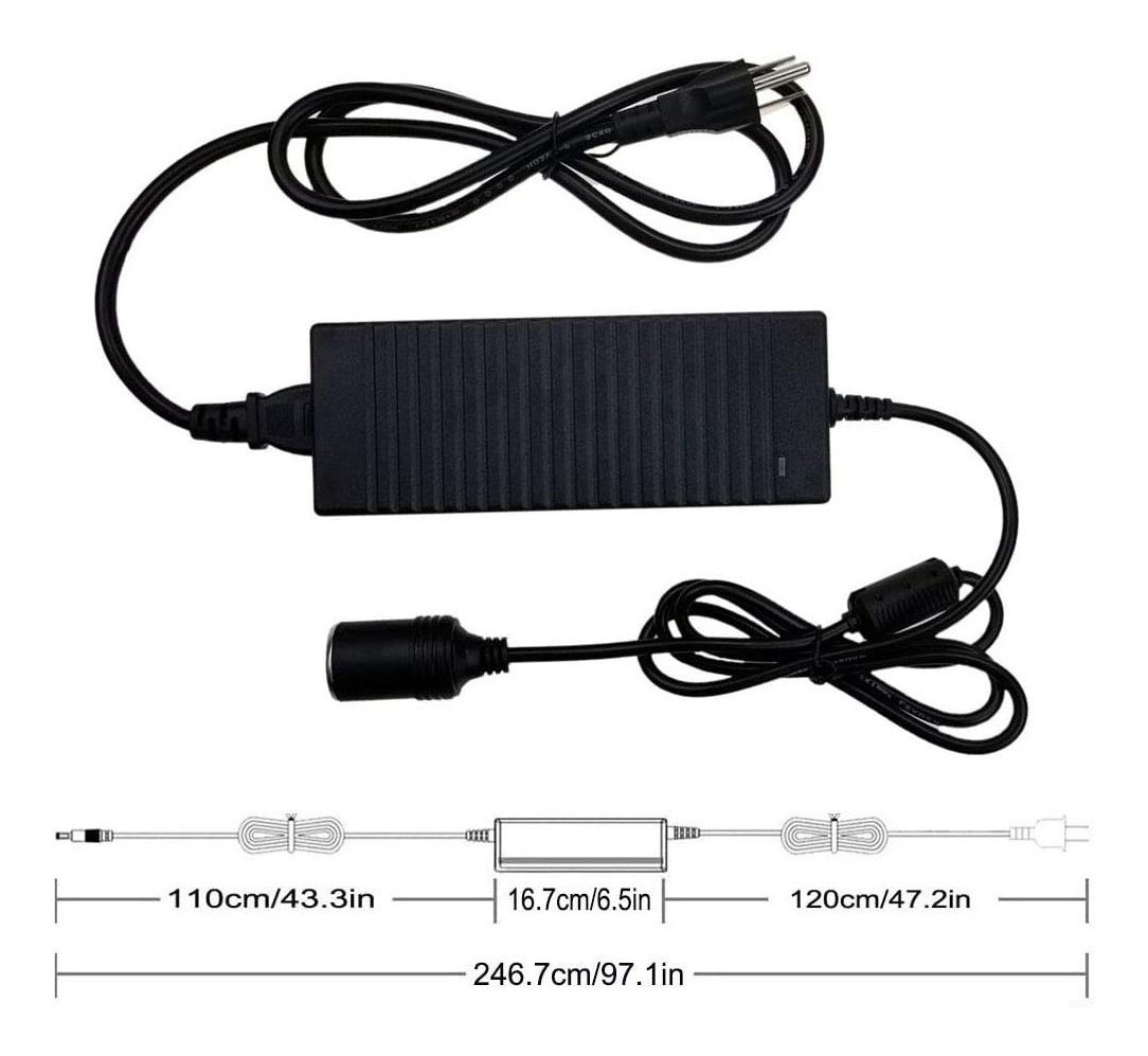 Jieyitech 12v 10a Car Adapter,ac To Dc Converter 110v 240v