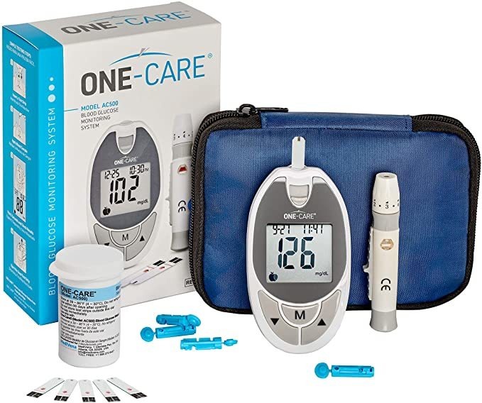 One-care Diabetes Testing Kit: Sistema Del Monitor De Gluc