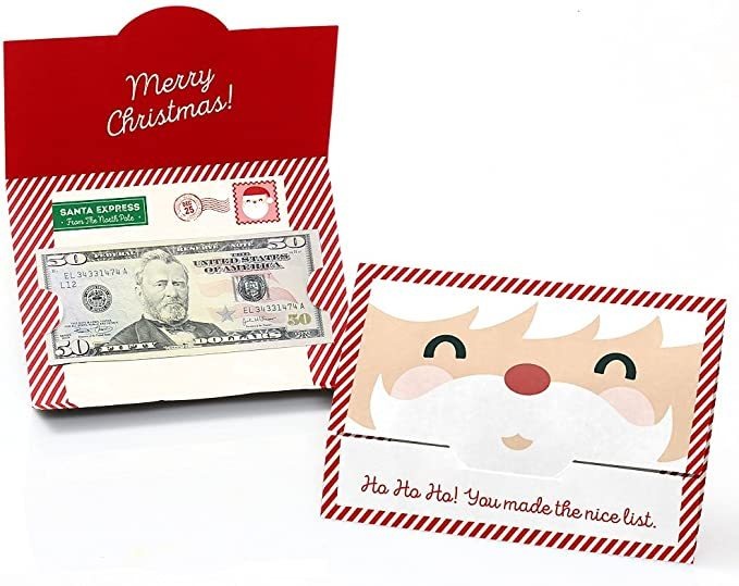 Tarjetas Navideñas Párr Dinero Y Tarjetas De Regalo, 8 Unida