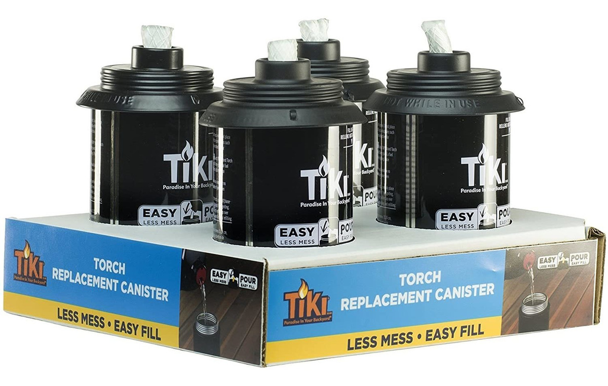 Tiki 1317221 - Bote De Repuesto Para Antorcha Con Sistema De