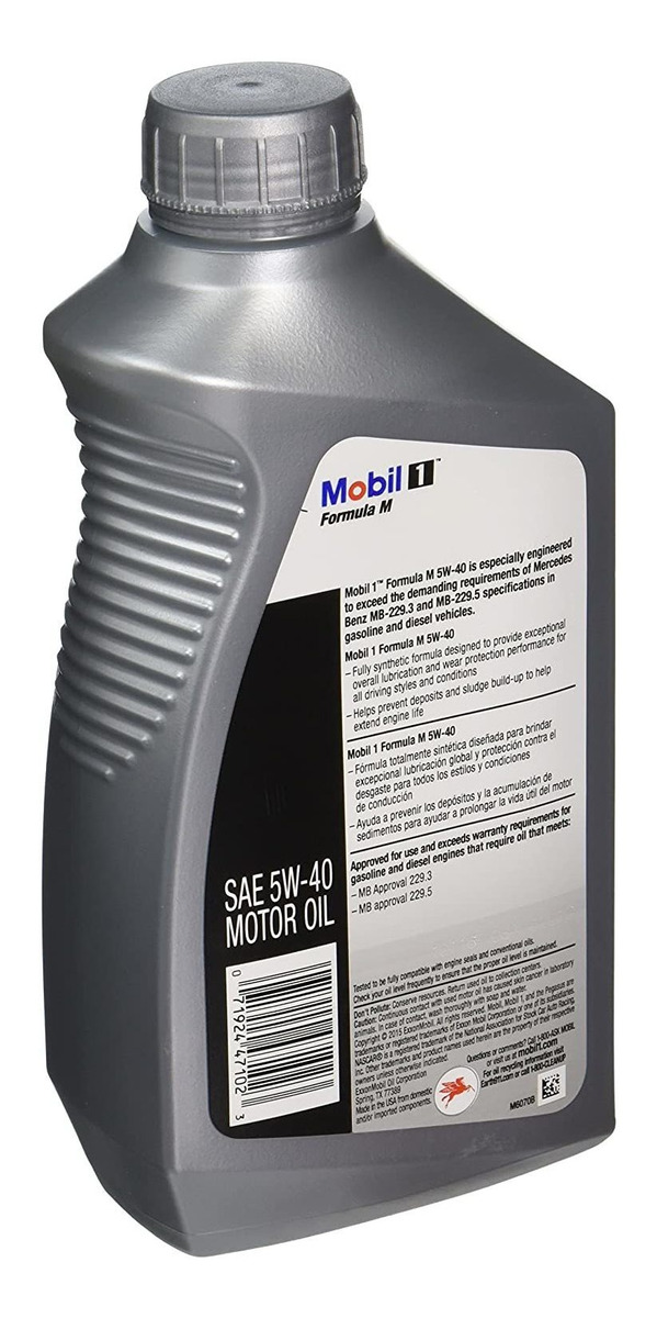 Mobil 1 122094 5w-40 Formula M Motor Oil-1 Quart Bottle, 6,