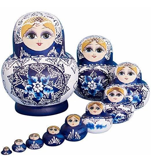 Yakelus 10pcs Handmade1070 Rusa De La Jerarquización Muñecas