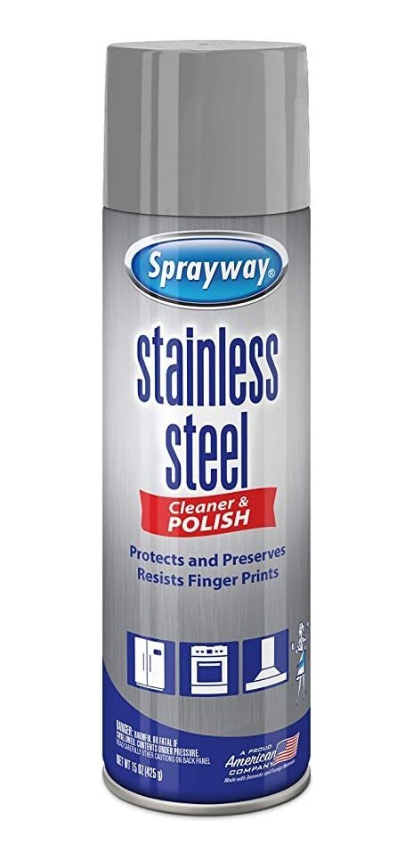 Sprayway Sw148r Limpiador De Acero Inoxidable Con Una Base D