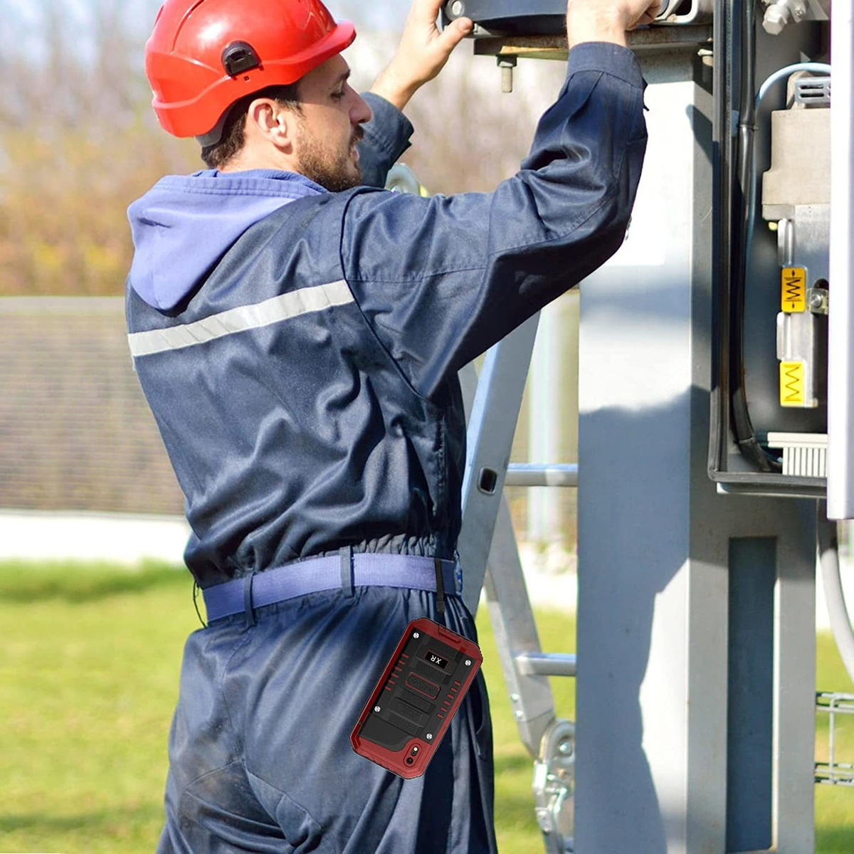 Beasyjoy Funda De Metal Para iPhone XR Resistente Con Pantal