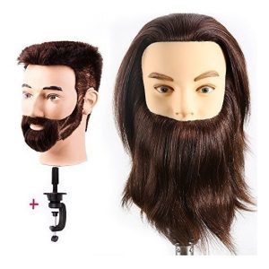Cabeza Masculina Del Maniquí 100% Peluquería Formación Cabez