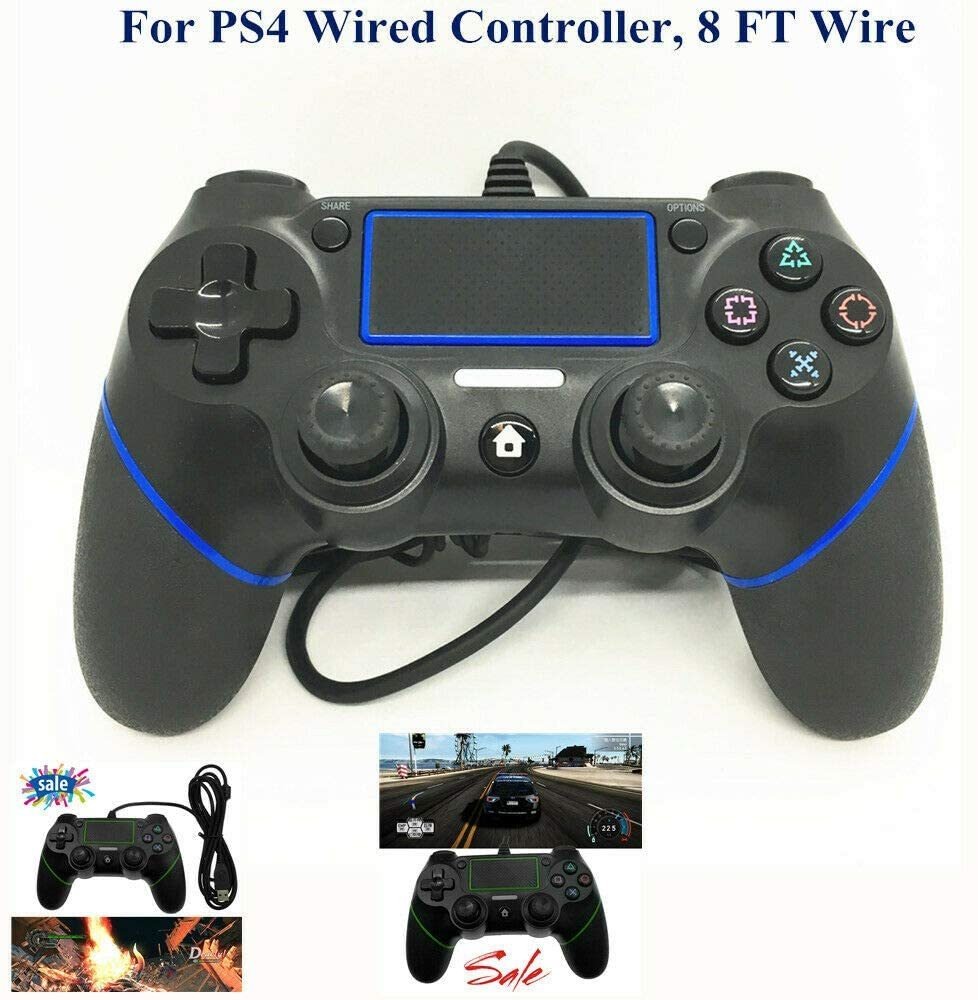 MANDO CON CABLE PS4 CONTROLADOR CON CABLE PRODICO PARA PLAYSTATION 4