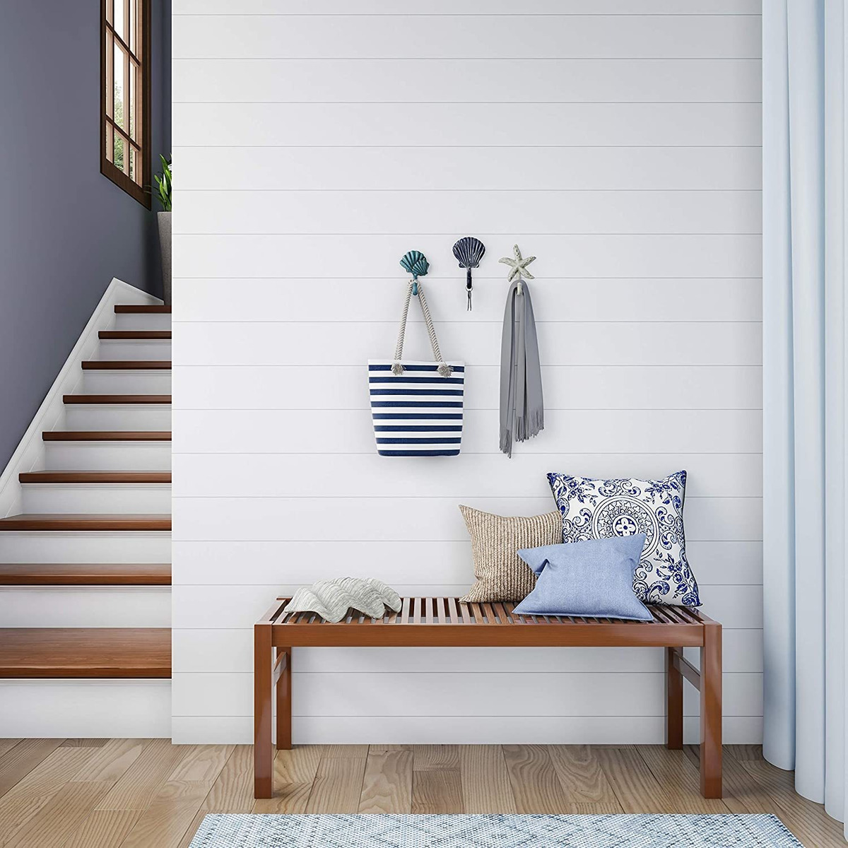 Inicio Lujosa Decorativa Moldeada Náutico De La Costa Del Hi