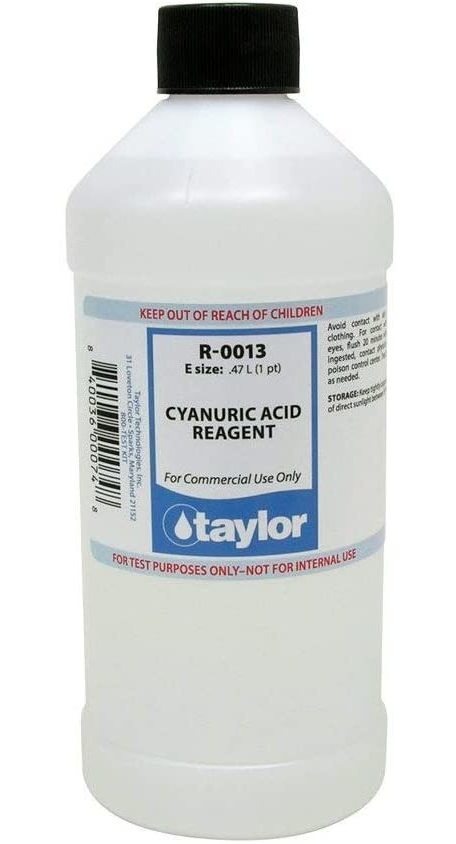 Taylor Technologies Inc R-0013-e Ácido Cianurico 16 Oz