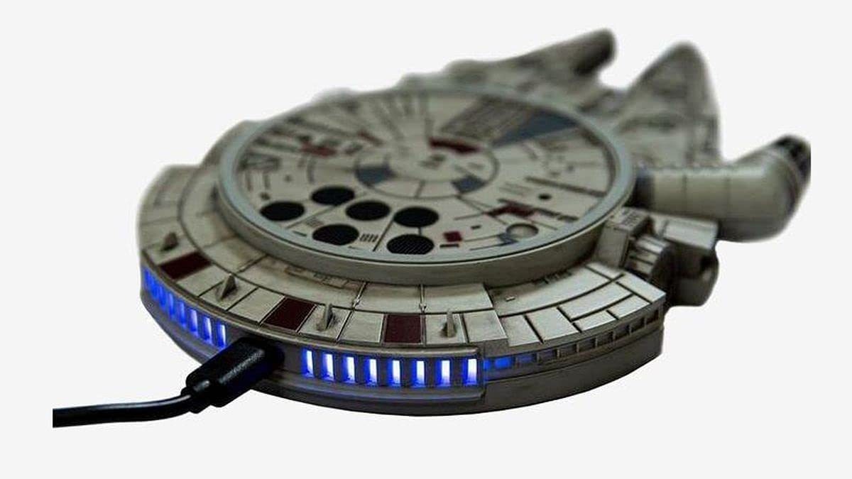 Star Wars Millennium Falcon - Almohadilla De Carga Inalámbri