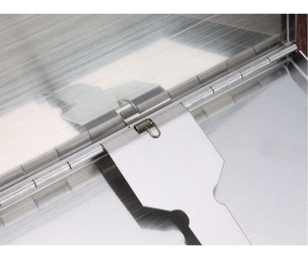 Caja De Cigarrillos De Acero Inoxidable Para Extrafina Tamañ