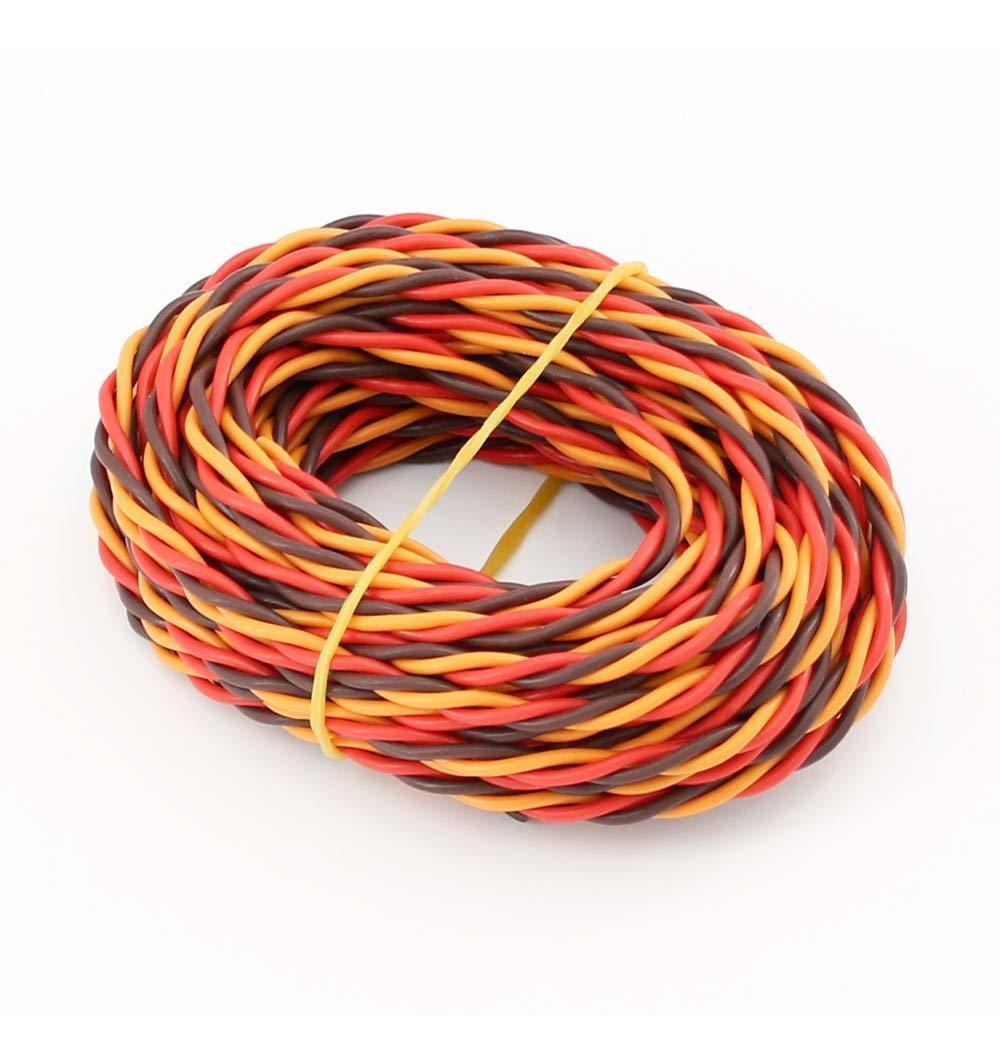 Cable De Servo De 3 Vías De 16.4 Ft De 52.5 Ft Y 60 Núcleos