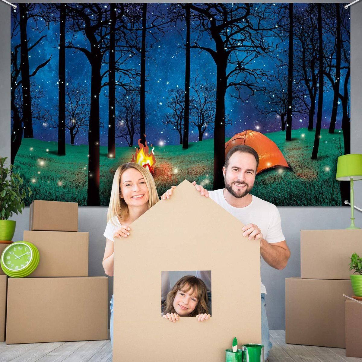 Blulu - Telón De Fondo Para Acampada, Fotografía, Fondo, Dec