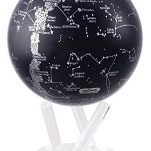 4.5 Plata Y Negro Constelaciones Mova Globe