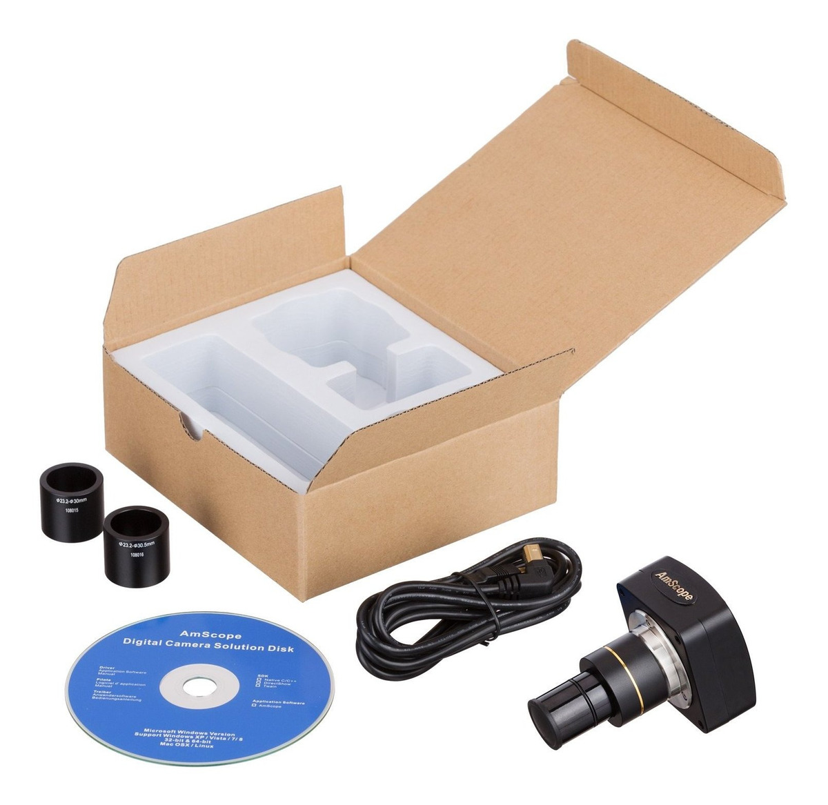 Amscope Mu1000 10mp Still Y De Imágenes En Vivo De La Cámara