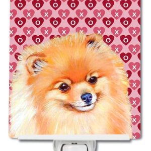 Tesoros De Caroline Lh9170cnl Pomerania Corazones Del Amor Y