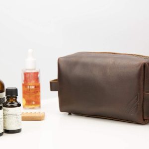 Hombres Neceser Dutton Dopp Kit De Baño Organizador Del Viaj