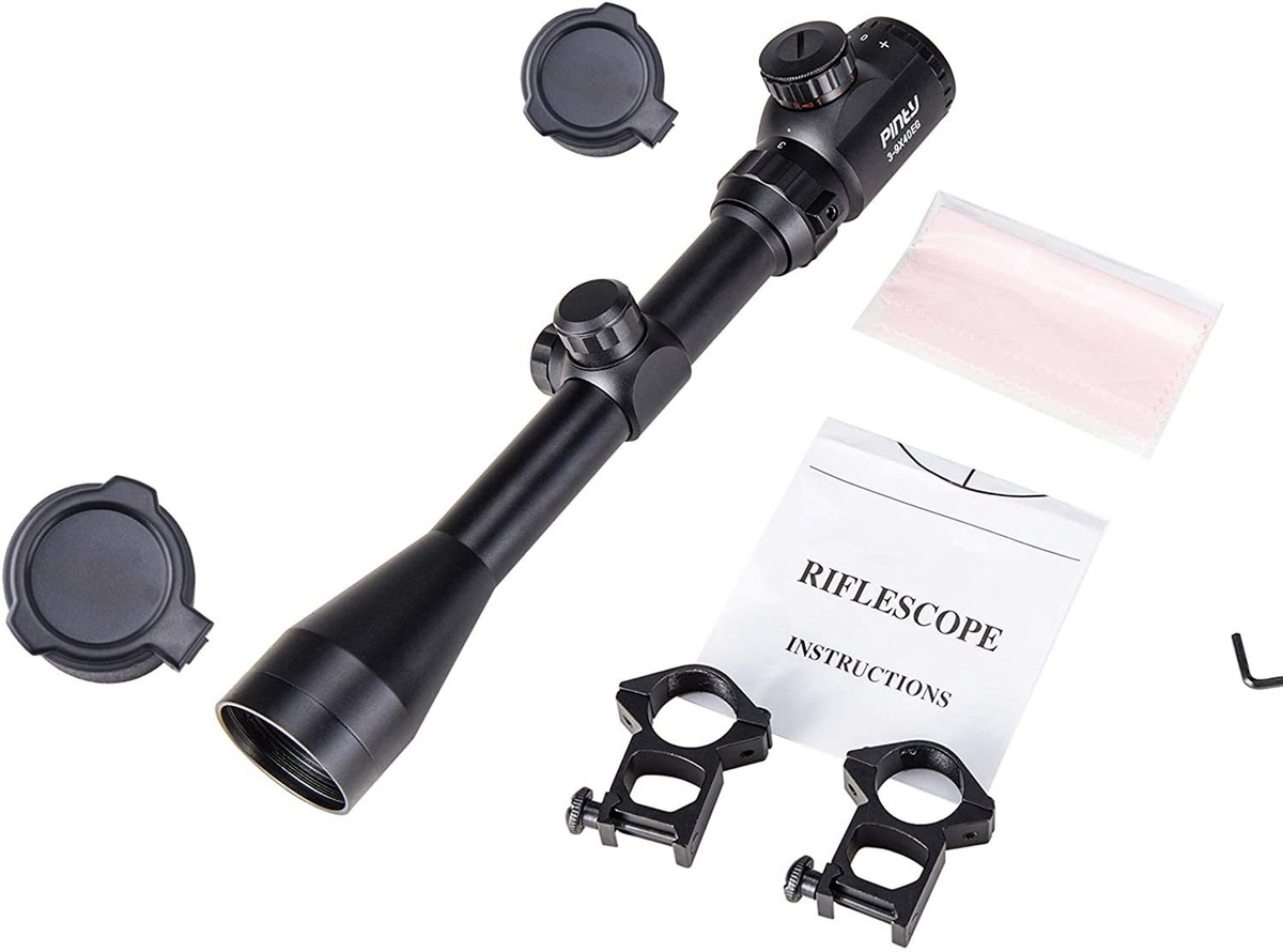 Pinty 3-9x40 - Telémetro Óptico Iluminado Con Mira Telescópi