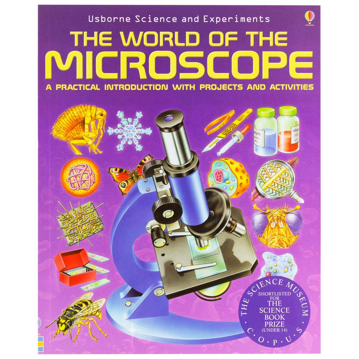 Amscope Microscopio Compuesto Accesorio Y Libro Kit: Prepara