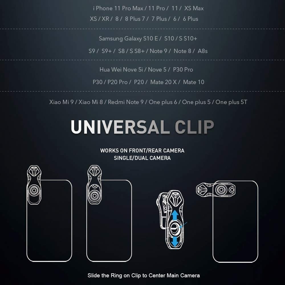 Apexel Lente De Fotografía Macro Profesional Para Smartphone