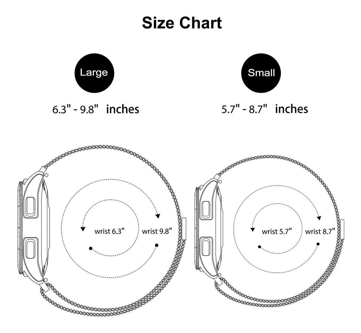 Qusfy - Correa De Metal Compatible Con Samsung Galaxy Watch