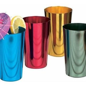 Aluminio Vasos Retro Joya De Aluminio Vasos Tazas Coloreadas