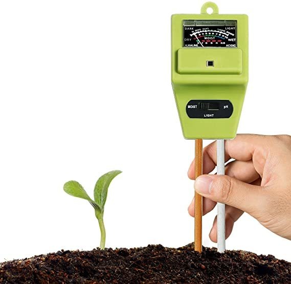 Xlux Medidor De Suelo 3 En 1, Kit De Prueba Para Humedad, Lu