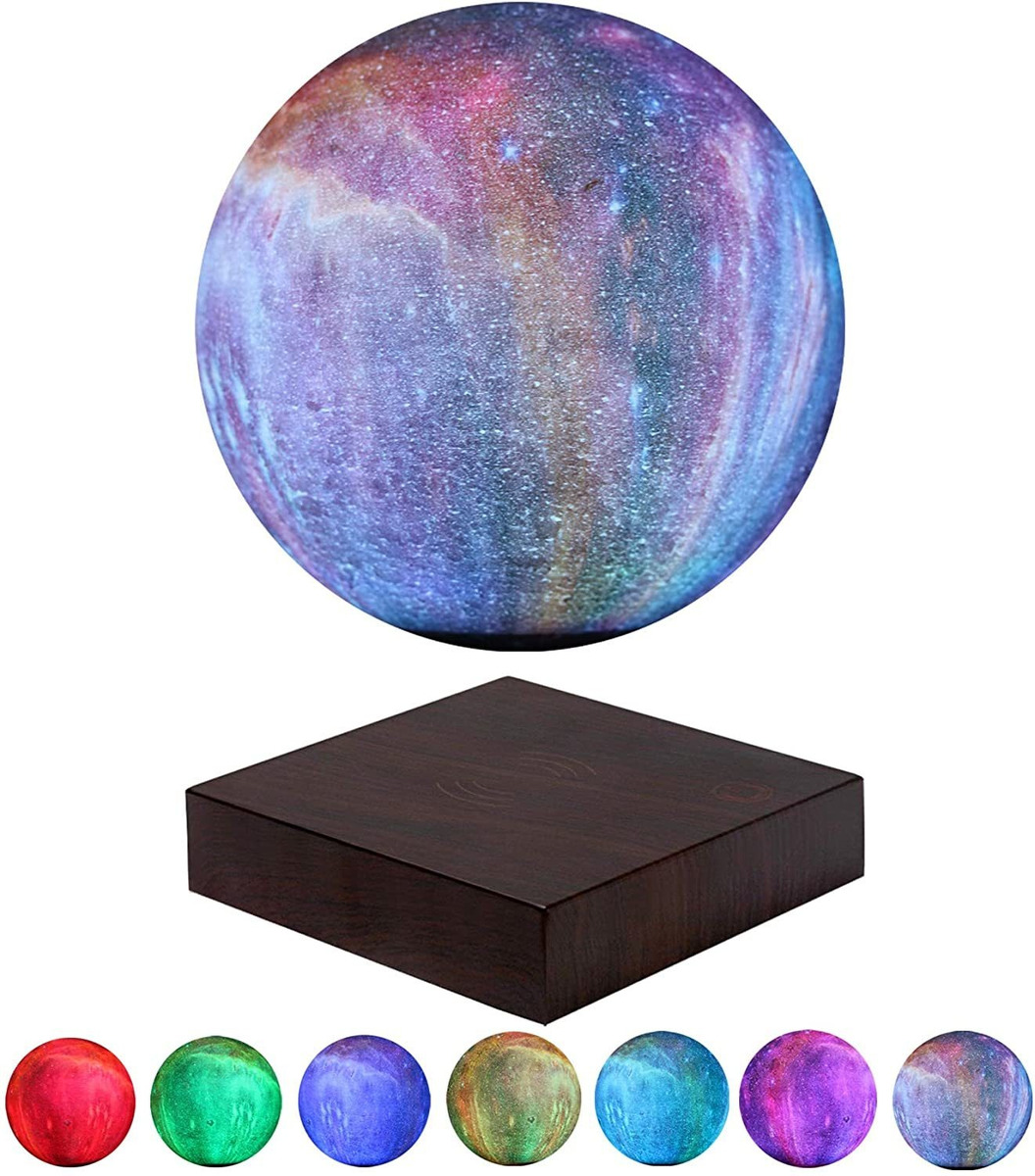 Vgazer Levitating Moon Lámpara Flotante Y Girando En El Aire