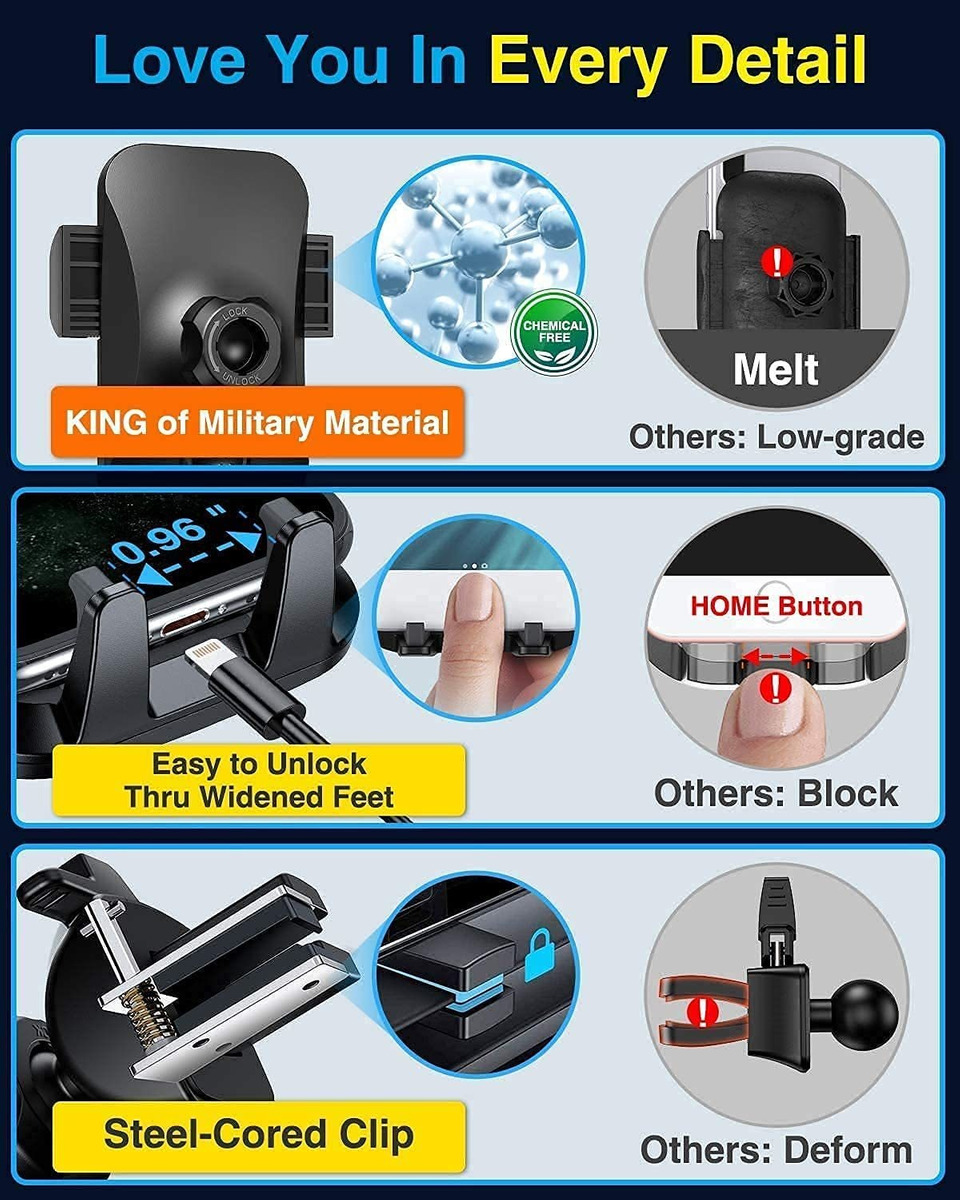 Vanmass - Soporte Universal Para Salpicadero De Coche Super