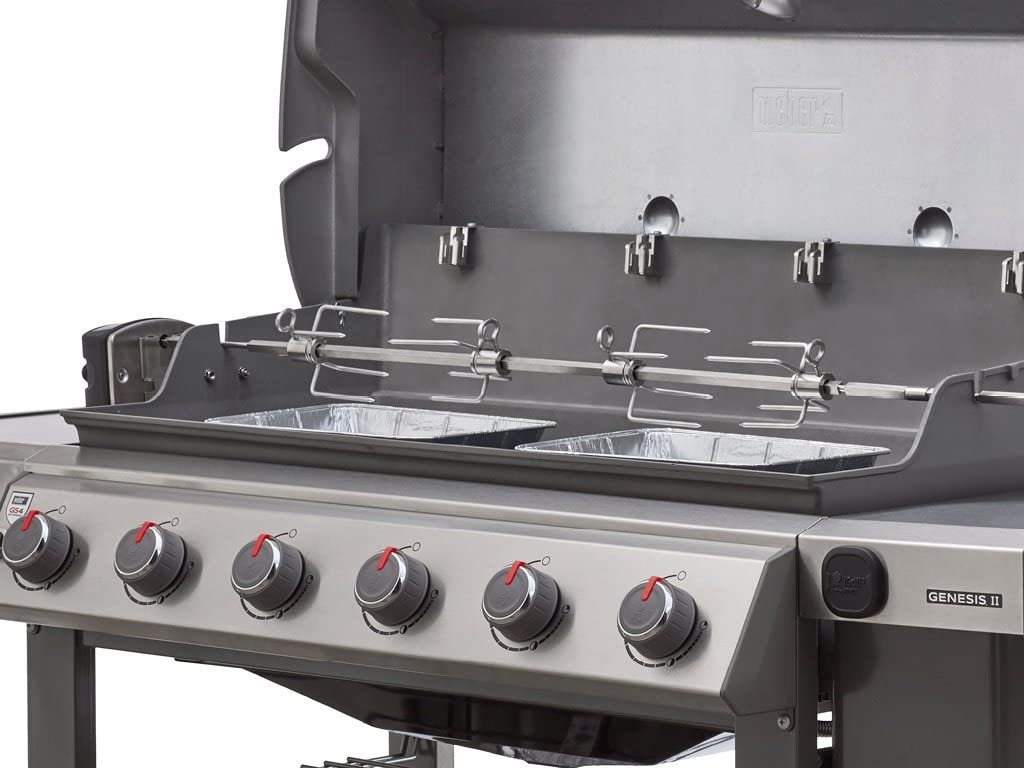 Weber 7653 Rostizador Para Asadores Genesis Ii Y Ii Lx, De 4
