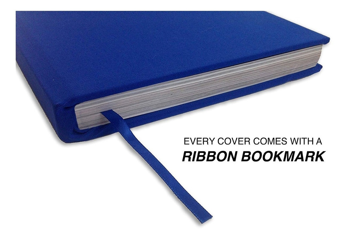 Cubre Libro Estirable, Jumbo, Conjunto De 6, Colores Sólidos