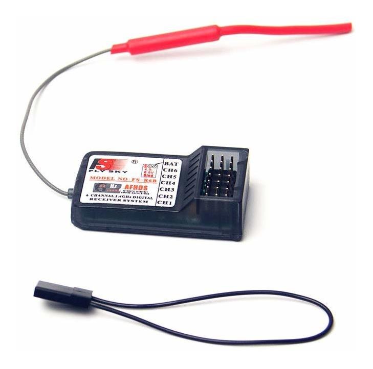 2 Receptores De Un Radio De 2,4 G Y 6 Canales Flysky Fs-r6b,