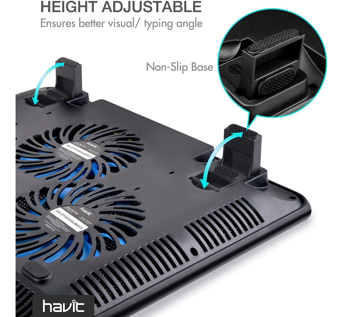 Soporte Enfriador Laptop 15.6 In - 17 In Havit Hv-f2056, Del