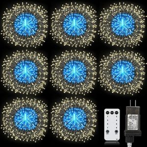 Homesprit – Luces De Fuegos Artificiales (8 Unidades, 180 Lu