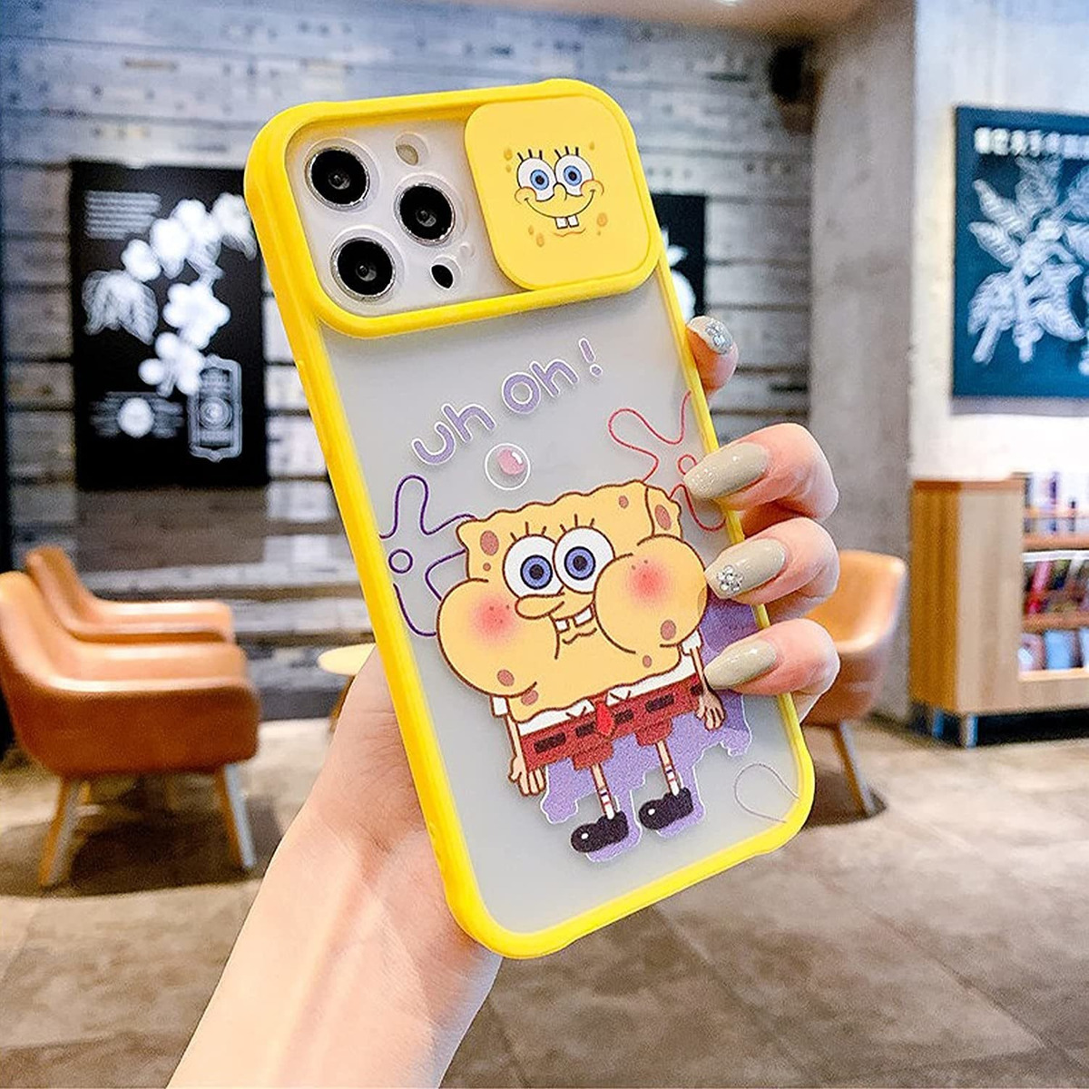Coralogo Funda De Esponja De Empuje Para iPhone XS Max De Di