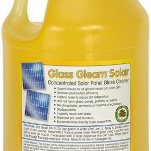 Vidrio Gleam – Panel Solar Limpiador Solar – Muy Concentrado