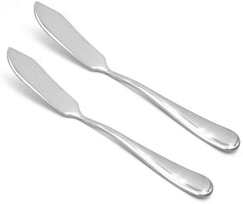Akoak 2 Piezas De Acero Inoxidable Cuchillos De Mantequilla
