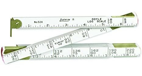 Lufkin Tt524n 4 X 5/8 Doyle Regla Log, Negro