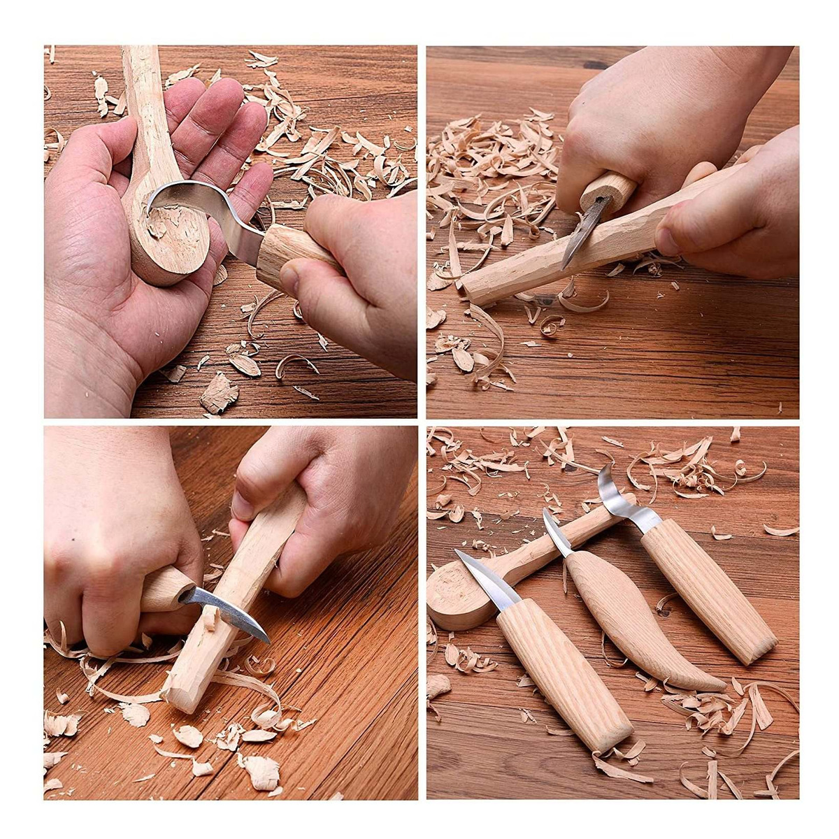 Madera Que Talla Las Herramientas Kit, Sloyd, Hook, Detalle