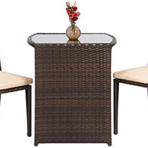 La Mejor Elección Productos De 3 Piezas De Mimbre Bistro Set