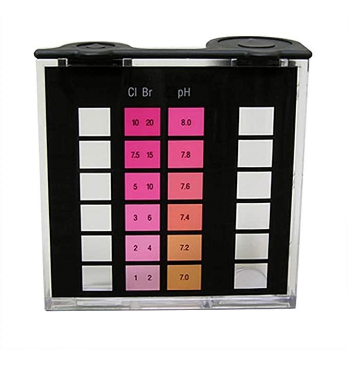 Taylor 9056 Piscina Kit De Prueba Cloro Bromo Dpd Comparador