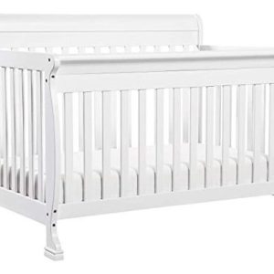 Davinci Kalani 4-en-1 Cuna Convertible En White, Gold Certif