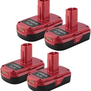 Paquete De 4 Baterías De Repuesto Para Craftsman De 19,2 Vol