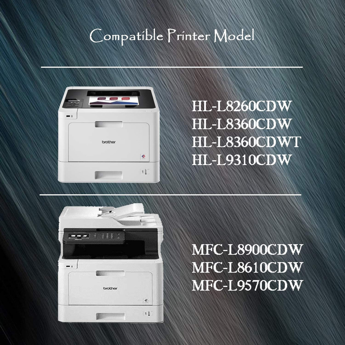 (paquete De 5, Extra Negro) Tg Imaging Compatible Tn431 Tn43