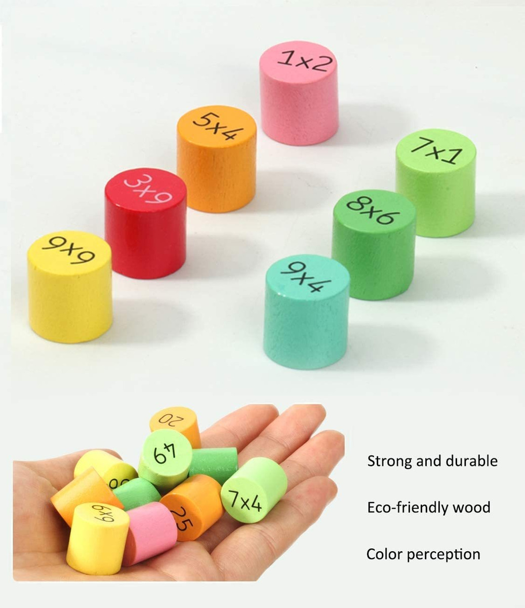 Tabla De Madera De Multiplicación De Matemáticas Montessori