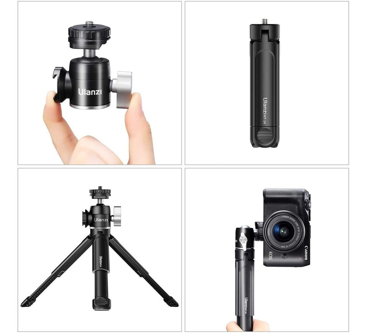 Ulanzi Mini Trípode De Cámara Con Cabeza De Bola De 360 °