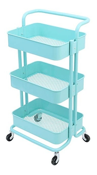 3-tier Del Acoplamiento Del Metal Estante De Almacenamiento