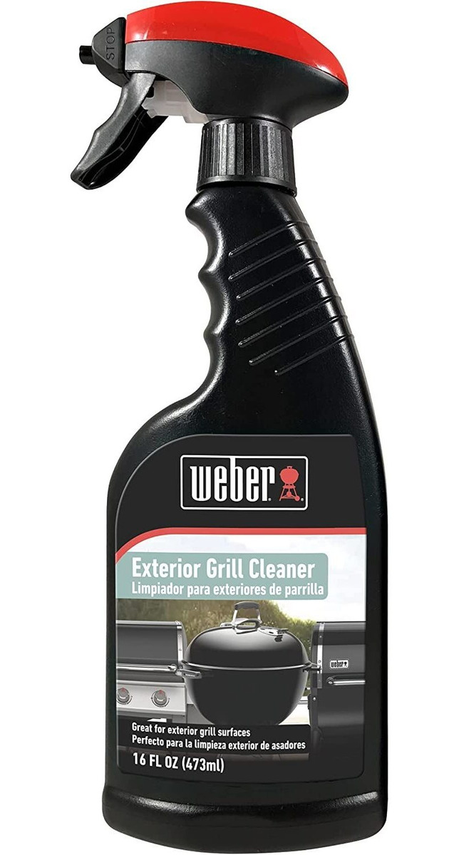Weber 8028 Limpiador De Parrilla Exterior, Color Negro