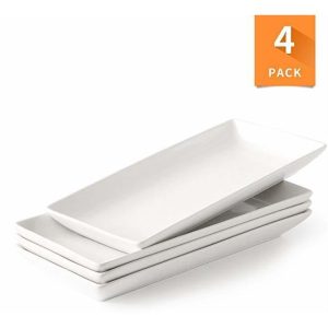 Porcelana Plato De Servir Placa Rectangular / Bandeja Para E
