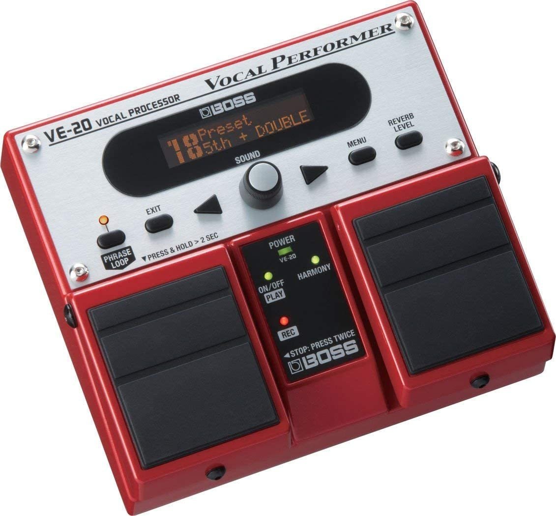 Boss Ve-20 Pedal De Efectos Para Voz